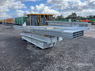 Unused fully Galvanized 60' x 20' x 12' steel frame Agricultural 貯蔵庫