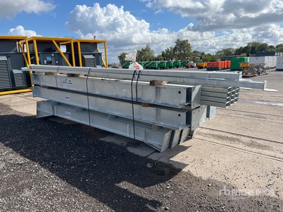 Unused fully galvanized 60' x 30' x 16' steel frame Agricultural 貯蔵庫