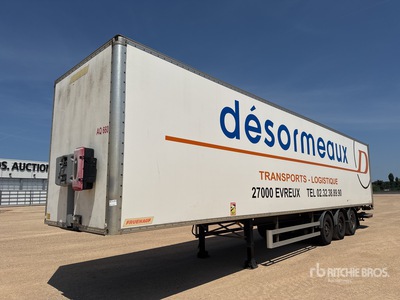 2010 Fruehauf K9EBA Tri/A Semi Remorque Fourgon 3 Essieux Geschlossene Anhänger