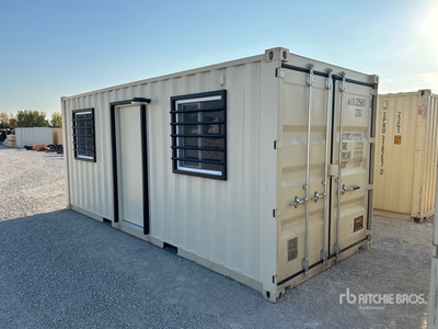 2025 GB/C 20 Foot Container Finished W/ Windows, Man Door, & Lighting Transportierbare Büros (Unused)