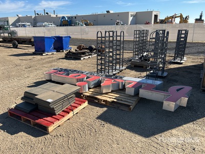 Quantity of (14) Steel Clothing Racks
