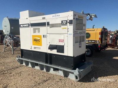 2019 Multiquip DCA-70SSIU4F 56 kW Skid-Mounted Generator Set
