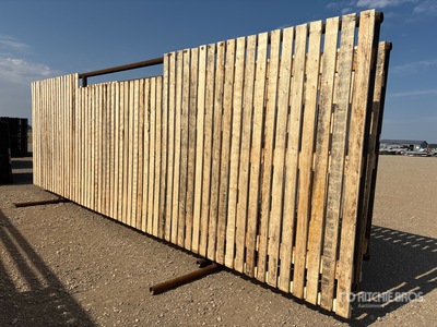 Quantity of (2) 24 ft x 8 ft Wind hek