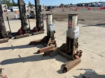 Quantity of (2) Gray WL-20 2 Post 10000 lb Portable Vehicle Lift
