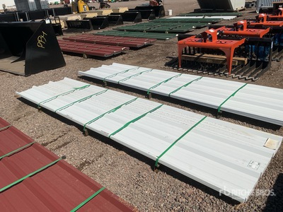 Quantity of Kit Containers Steel 3 ft 1 in x 12 ft Stalen platen