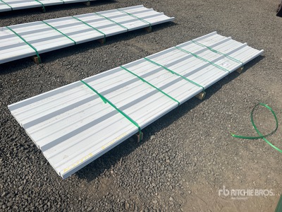 Quantity of 2025 Kit Containers Steel R Panel 3' x 12' metal roofing Materiale edile