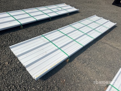 Quantity of 2025 Kit Containers Steel R Panel 3' x 12' metal roofing Materiale edile