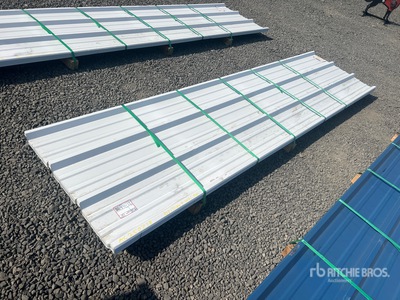 Quantity of 2025 Kit Containers Steel R Panel 3' x 12' metal roofing Materiale edile