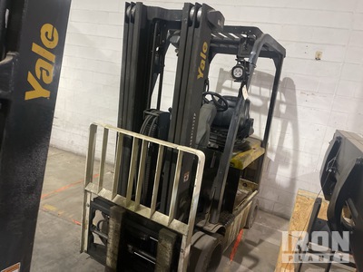 2016 (unverified) Yale ERC060VGN48TE088 5600 lb Cushion Tire Electric Forklift