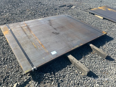 Quantity of (2) 2025 Kit Containers 6 ft 1 in x 8 ft 1 in (0.75 in Thick) Steel Plates