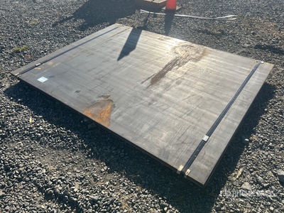 Quantity of (2) 2025 Kit Containers 6 ft x 8 ft (0.75 in Thick) Steel Plates