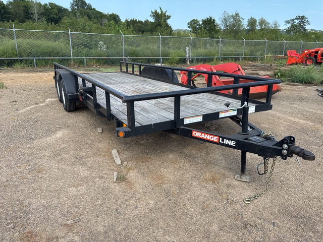 2021 Orange Line TU70-20BK4AR2B 20 ft T/A Utility Trailer