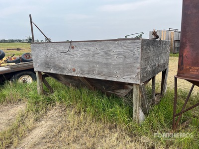 8 ft X 73 in Wooden Truck Bed Carro de granos