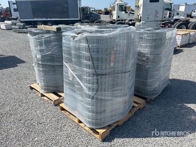 Quantity of (5) Pallets of Range Master 48 in x 100 ft Welded Utility Fencing (Unused)