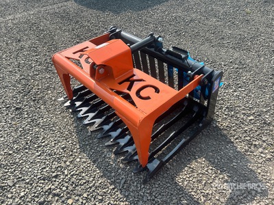 2025 Kit Containers QT-SG-S48 48 in Skeleton Skid Steer Grapple Bucket (Unused)
