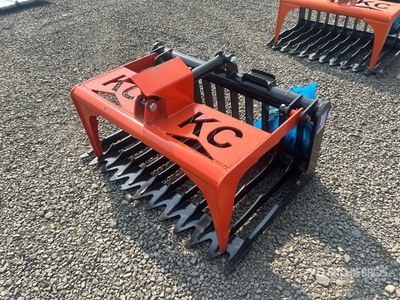 2025 Kit Containers QT-SG-S48 48 in Skeleton Skid Steer Grapple Bucket (Unused)