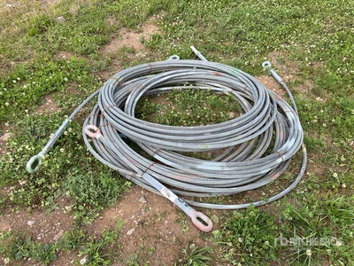 Quantity of 1 Inch Steel Cable