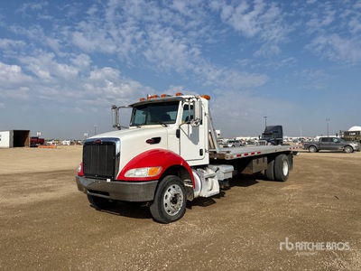 2008 Peterbilt 335 4x2 Flatbed Truck