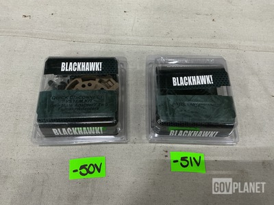 (65) Blackhawk Quick Disconnect System Kits & (57) Blackhawk Pistol Lanyards