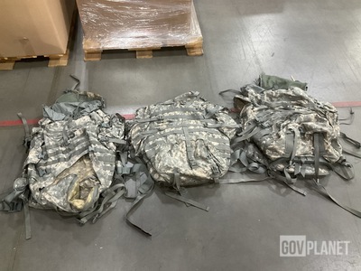 (18) Large Rucksacks, (18) Fighting Load Carriers & Assorted Items