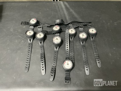 (10) Oceanic Scuba Wrist Depth Gauges
