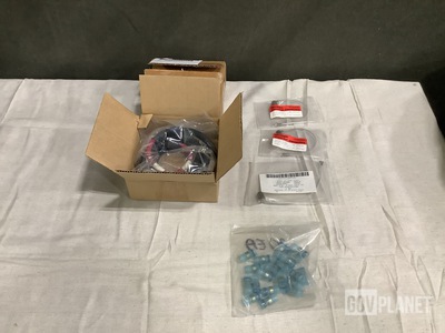 (14) Electrical Caps, (31) Storage Battery Leads & Assorted Items