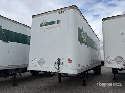 1999 Strick 28 ft x 102 in S/A Van Trailer