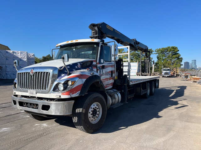 2017 Palfinger PW42001 SH C SL4 9700 lb Articulated Boom on 2018 International 7600 8x4 Boom Truck 2017 Palfinger PW42001 SH C SL4 9700 lb Articulated Boom on 2018 International 7600 8x4 Boom Truck