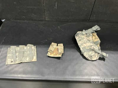 (20) Grenade Carriers, (173) Grenade Pouches, (34) Waist Packs & Assorted Items