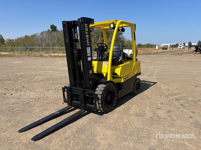 2015 Hyster H50FT 4800 lb Pneumatic Tire رافعة شوكية