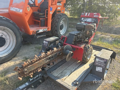 2019 Barreto E924HM-4MS Walk Behind Zanjadora w/ Trailer
