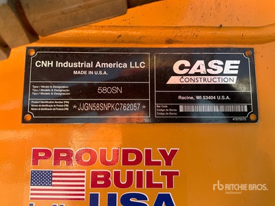 2019 Case 580SN 4x4 Backhoe Loader