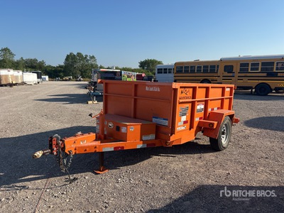 2018 Snake River DMP58 8 ft S/A Tipping Utility Trailer