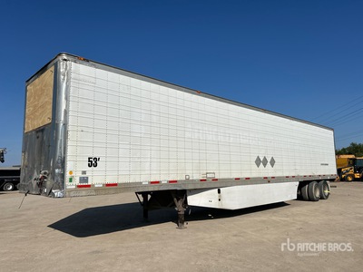 2012 Wabash 53 ft x 102 in T/A Van Trailer