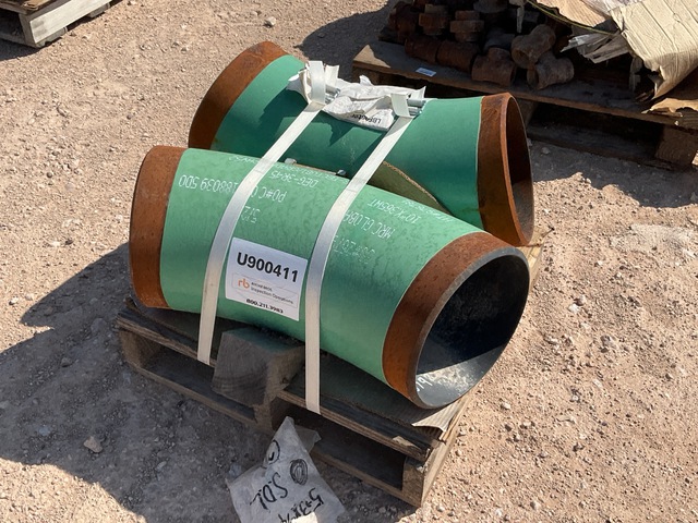 Quantity of (2) 10 in DEG-3R45 Welding Fittings (Unused)