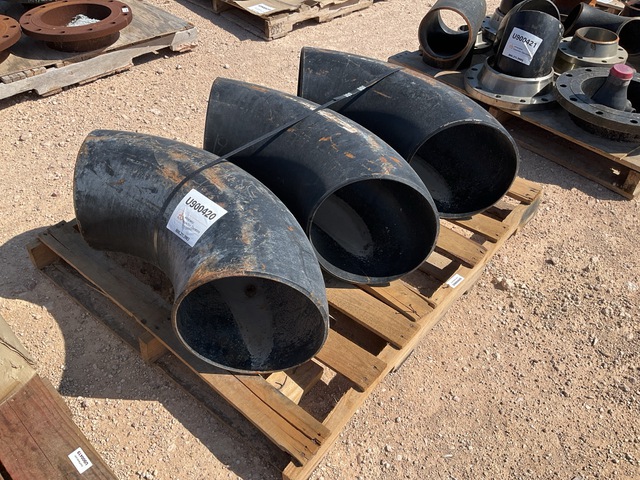 Quantity of (3) 12 in DEG 45 Welding Fittings (Unused)