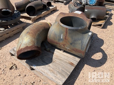 Quantity of 14 in T Pipe Welding Fittings (Unused)