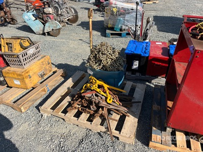 Quantity of Load Binders, Chains and Bars ملحقات الشاحنات