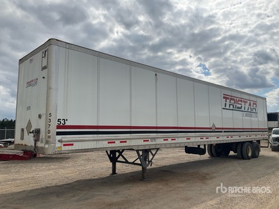 2016 Wabash DVCVHPC 53 ft x 102 in T/A Van Trailer