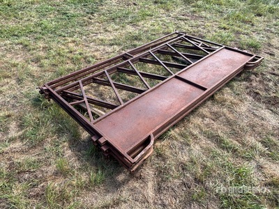 Quantity of (3) 8 ft Livestock Feeder