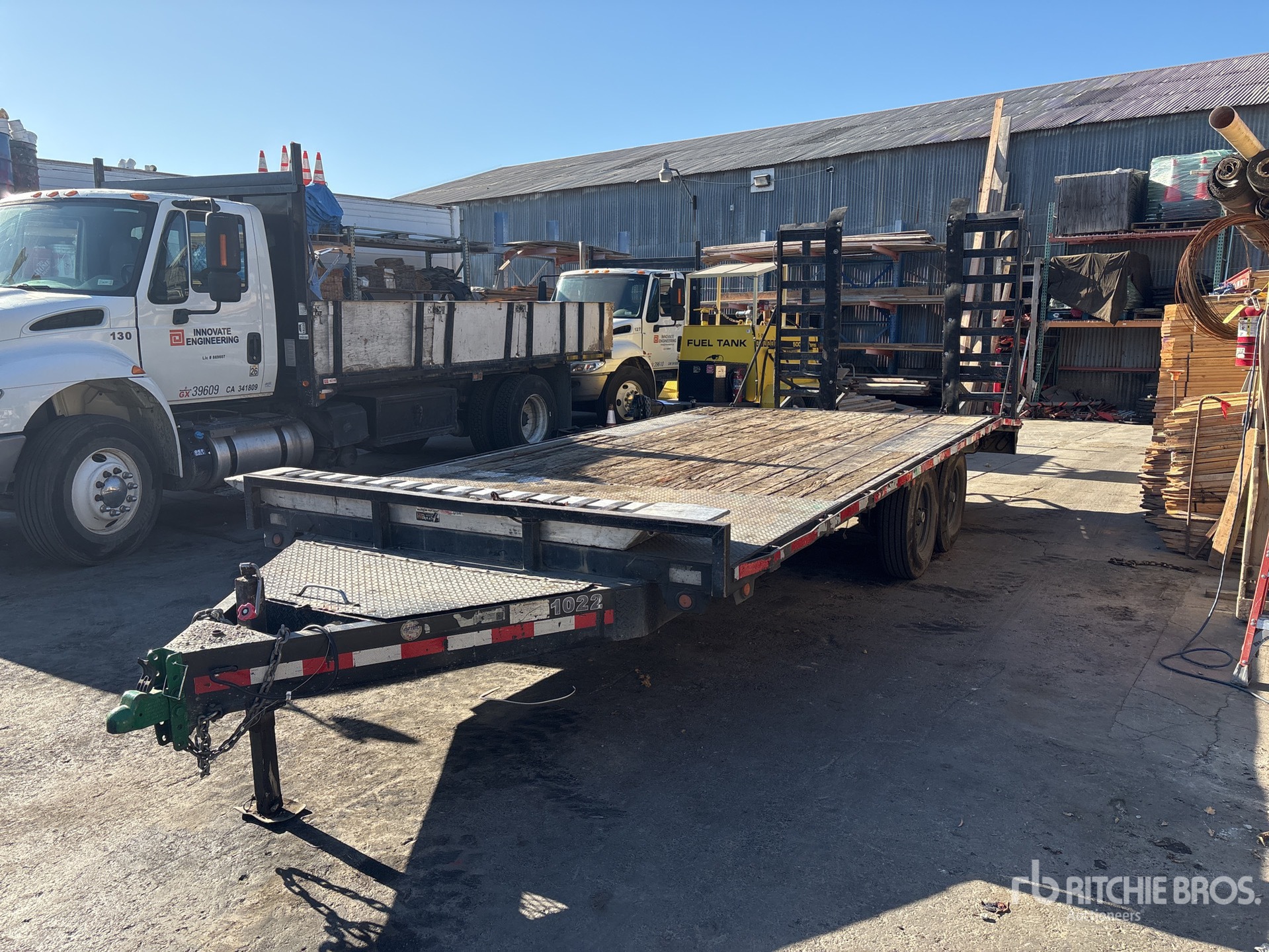 2017 R & J 26 ft T/A Equipment Trailer