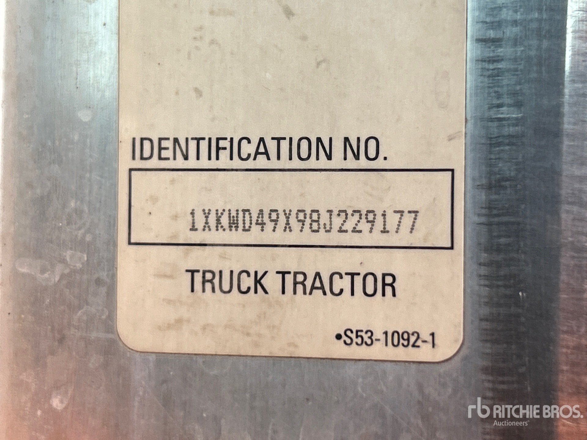 2008 Kenworth W900L 6x4 T/A Sleeper Truck Tractor