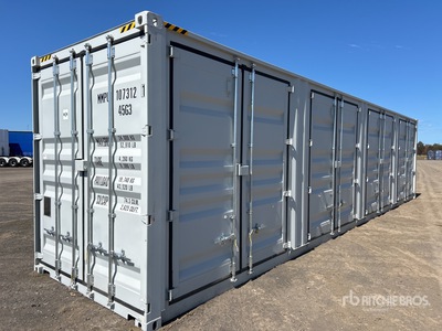 2025 40 ft High Cube Multi-Door Storage Container