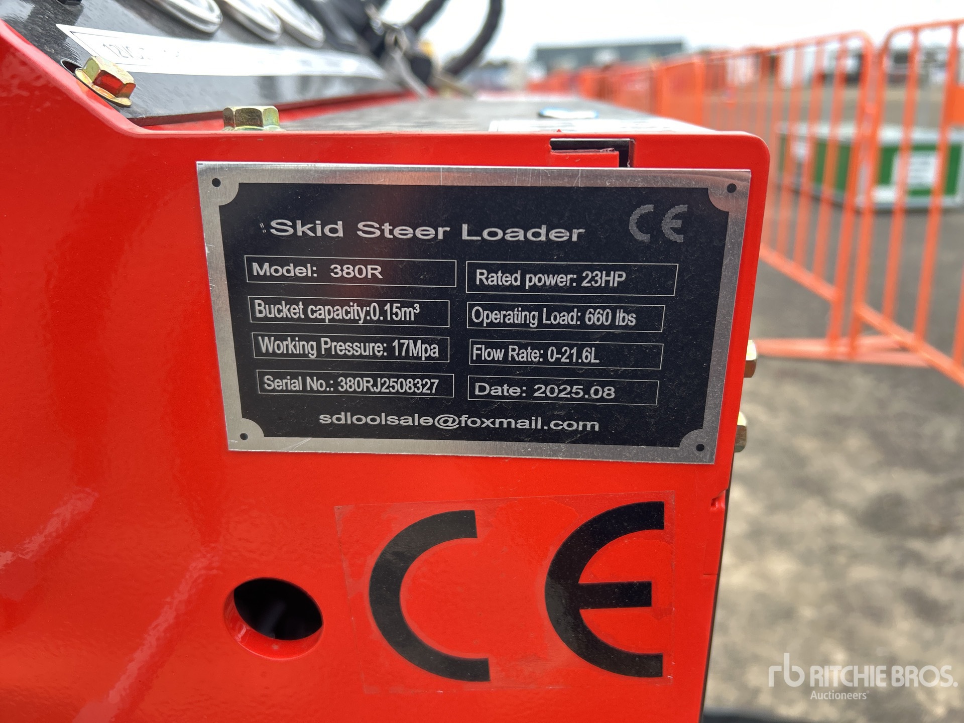 2025 SDLOOL SL380R Mini Compact Track Loader (Unused)