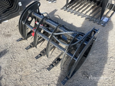 2025 GIYI GY-MCLG60 1100 mm Mini Skid Steer Root Rake (Unused)