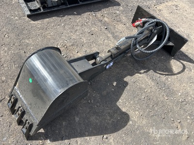 2025 GIYI GY-ZWB 300 mm Mini Skid Steer Backhoe (Unused)
