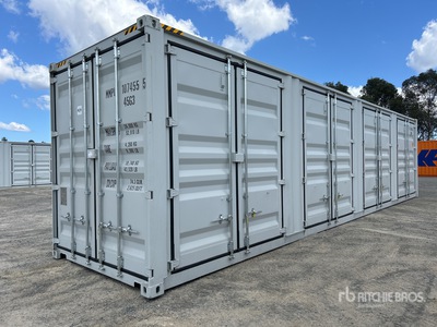 2025 40 ft High Cube Multi-Door Storage Container