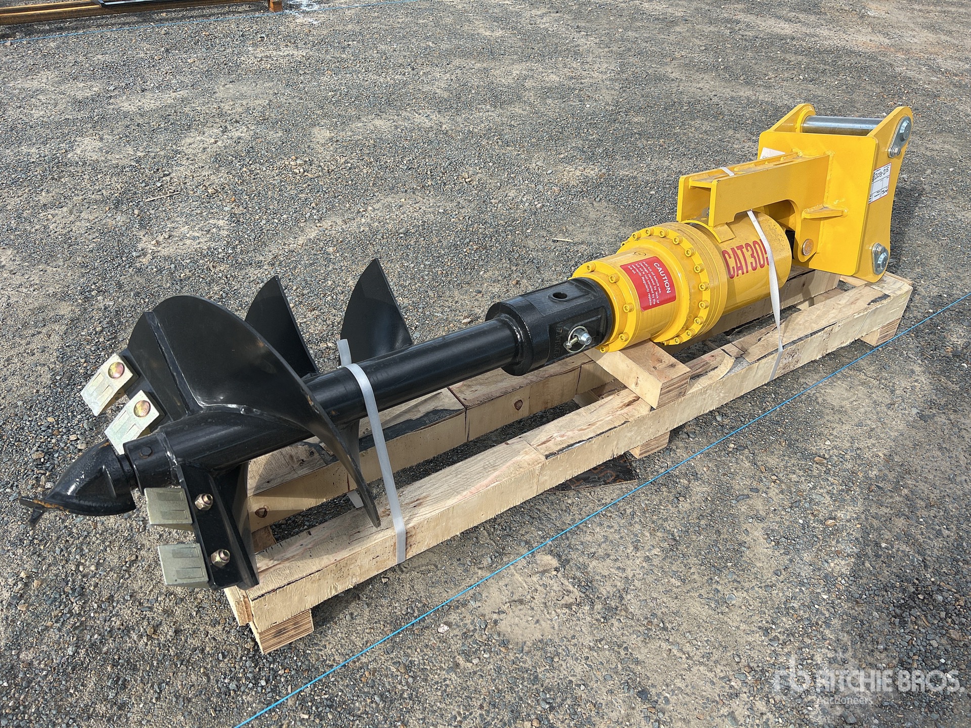 2025 GIYI 400 mm Excavator Auger - Fits Cat 305 (Unused)