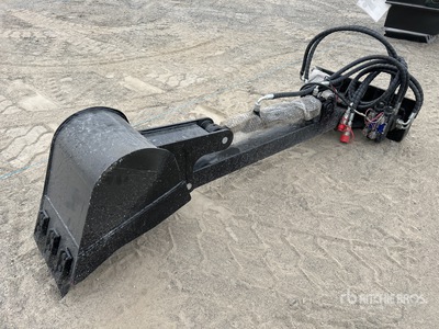 2025 GIYI GY-BD43 300 mm Mini Skid Steer Backhoe (Unused)