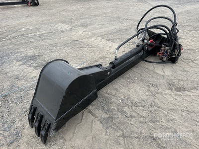 2025 GIYI GY-BD43 300 mm Mini Skid Steer Backhoe (Unused)